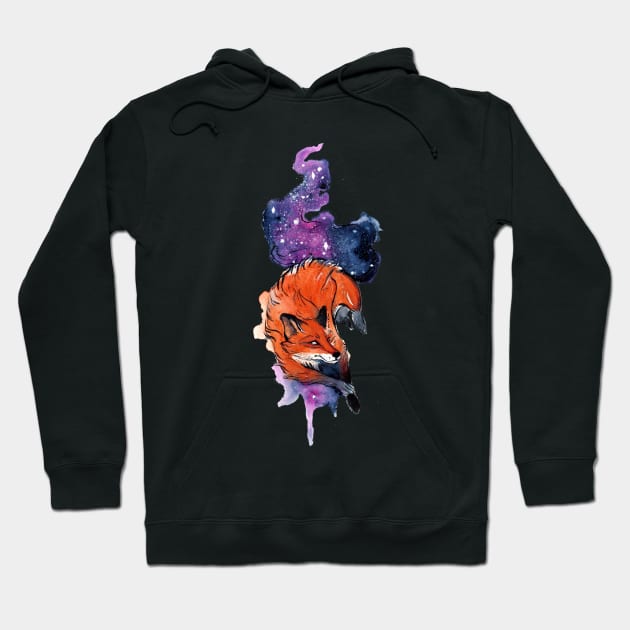 Fox galaxy Hoodie by RubisFirenos